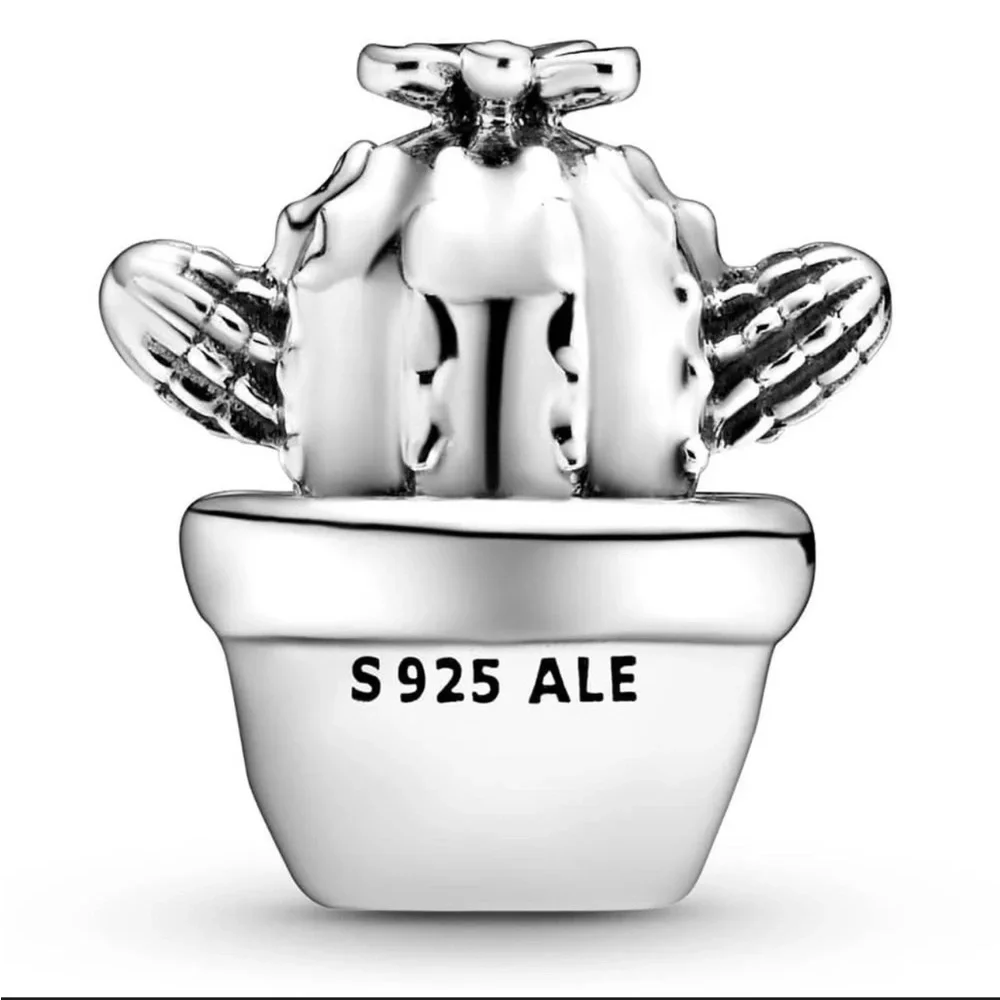 Pandora Free Hugs Cactus Charm in Sterling Silver - Picture 2 of 6